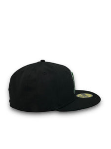 [Retro Authentic Collection] 59Fifty On-Field Oakland Athletics ALT 2000-2006 Black/Black - Grey UV