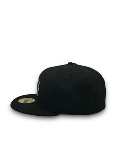 [Retro Authentic Collection] 59Fifty On-Field Oakland Athletics ALT 2000-2006 Black/Black - Grey UV