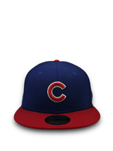 Load image into Gallery viewer, [Retro Authentic Collection] 59Fifty On-Field Chicago Cubs Road 1999-2006 Royal/Scarlet - Grey UV
