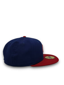 [Retro Authentic Collection] 59Fifty On-Field Chicago Cubs Road 1999-2006 Royal/Scarlet - Grey UV