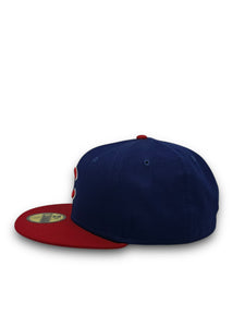 [Retro Authentic Collection] 59Fifty On-Field Chicago Cubs Road 1999-2006 Royal/Scarlet - Grey UV