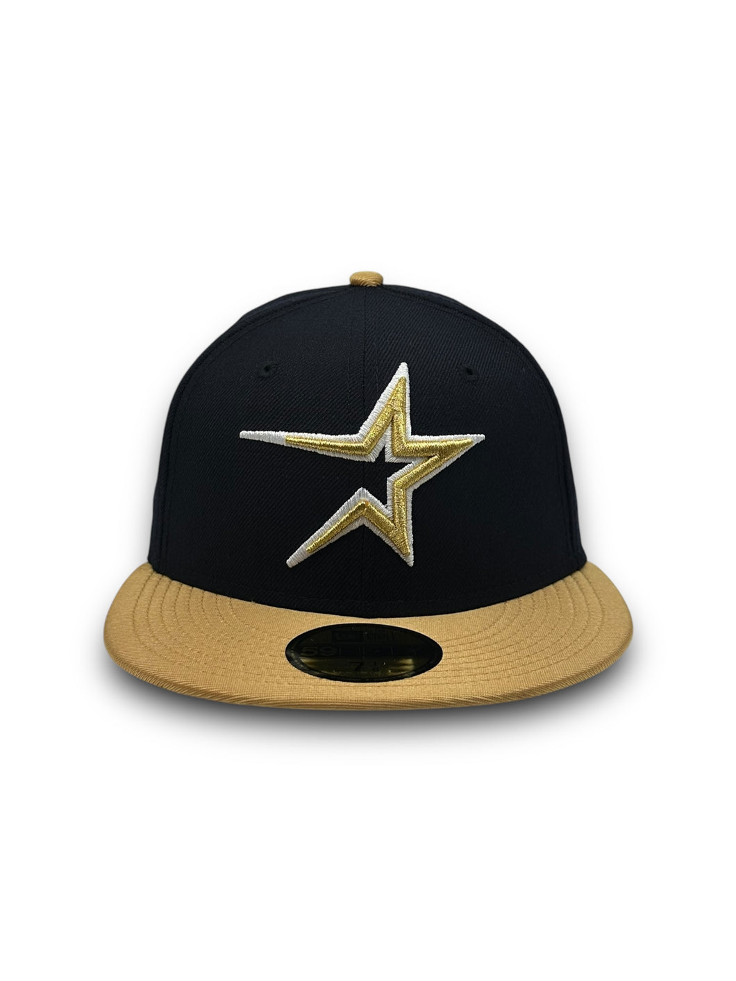 [Retro Authentic Collection] 59Fifty On-Field Houston Astros ALT '99 Navy/Gold  - Grey UV