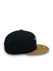 [Retro Authentic Collection] 59Fifty On-Field Houston Astros ALT '99 Navy/Gold  - Grey UV