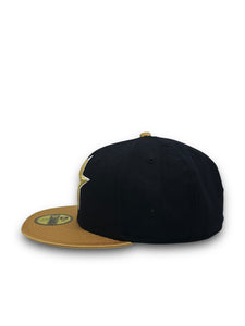 [Retro Authentic Collection] 59Fifty On-Field Houston Astros ALT '99 Navy/Gold  - Grey UV