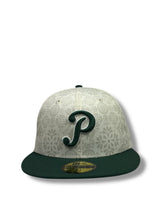 Load image into Gallery viewer, 59Fifty LMB Pericos de Puebla Game Cap Home AOP 2T Chrome/Dark Green - Black UV
