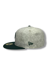 Load image into Gallery viewer, 59Fifty LMB Pericos de Puebla Game Cap Home AOP 2T Chrome/Dark Green - Black UV
