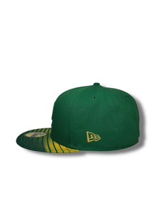 59Fifty LMB Pericos de Puebla Game Cap Away Fade Kelly Green - Black UV