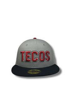 59Fifty LMB Tecolotes de Los 2 Laredos Game Cap ALT 2T Wordmark Grey/Navy - Black UV