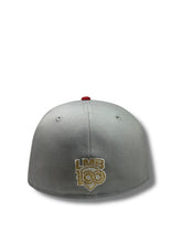 Load image into Gallery viewer, 59Fifty LMB Tecolotes de Los 2 Laredos Game Cap ALT 2T Wordmark Grey/Navy - Black UV

