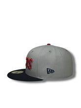 Load image into Gallery viewer, 59Fifty LMB Tecolotes de Los 2 Laredos Game Cap ALT 2T Wordmark Grey/Navy - Black UV
