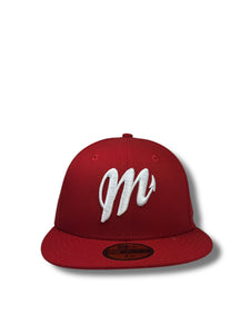 59Fifty LMB Diablos Rojos del Mexico Game Cap Home Scarlet - Black UV