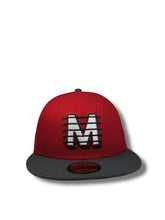 Load image into Gallery viewer, 59Fifty LMB Diablos Rojos del Mexico Game Cap ALT 2 2T Scarlet/Graphite - Black UV
