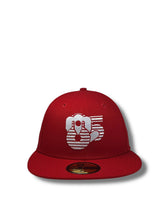 Load image into Gallery viewer, 59Fifty LMB Diablos Rojos del Mexico Game Cap Away Scarlet - Black UV

