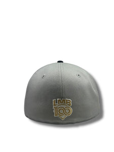 59Fifty LMB Tigres De Quintana Roo Game Cap Away 2T Grey/Navy Tiger Stripes - Black UV