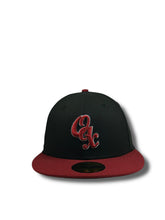 Load image into Gallery viewer, 59Fifty LMB Guerreros de Oaxaca Game Cap ALT Mex Flag SP 2T Black/Dark Red - Black UV
