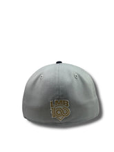 Load image into Gallery viewer, 59Fifty LMB Sultanes de Monterrey Game Cap ALT 3T White/Grey/Navy - Black UV
