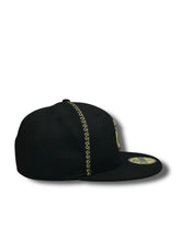 Load image into Gallery viewer, 59Fifty LMB Charros de Jalisco Game Cap ALT &quot;Charro&quot; Black/Gold - Black UV
