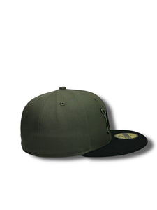 59Fifty LMB Toros de Tijuana Game Cap Home ALT 2T Olive/Black - Black UV