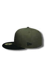 Load image into Gallery viewer, 59Fifty LMB Toros de Tijuana Game Cap Home ALT 2T Olive/Black - Black UV
