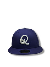 Load image into Gallery viewer, 59Fifty LMB Conspiradores de Querétaro Game Cap ALT Cursive Q Purple - Black UV
