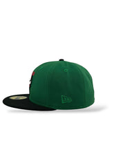 Load image into Gallery viewer, 59Fifty NBA Chicago Bulls 2-Tone Kelly Green/Black - Grey UV
