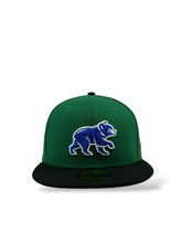 Load image into Gallery viewer, 59Fifty MLB Chicago Cubs 2-Tone Kelly Green/Black - Grey UV
