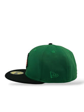 Load image into Gallery viewer, 59Fifty NHL Chicago Blackhawks 2-Tone Kelly Green/Black - Grey UV
