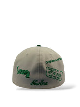 Load image into Gallery viewer, 59Fifty New Era Mexico Anniversary Stone/Chrome Fitted Hat - Red UV
