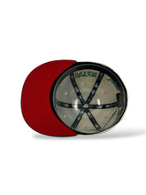 Load image into Gallery viewer, 59Fifty New Era Mexico Anniversary Stone/Chrome Fitted Hat - Red UV
