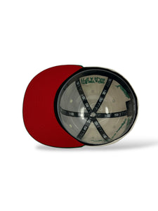 59Fifty New Era Mexico Anniversary Stone/Chrome Fitted Hat - Red UV