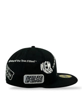 Load image into Gallery viewer, 59Fifty New Era Mexico Anniversary Black/Gray Fitted Hat - Gray UV
