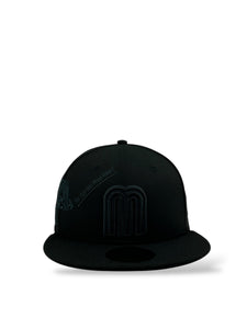 59Fifty New Era Mexico Anniversary Black/Black Fitted Hat - Black UV