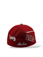 Load image into Gallery viewer, 59Fifty New Era Mexico Anniversary White/Red Fitted Hat - Red UV

