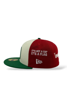 59Fifty New Era Mexico Anniversary White/Red Fitted Hat - Red UV
