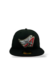 Load image into Gallery viewer, 59Fifty Anaheim Angels Cooperstown 50th Anniversary Black - Red UV  [Red Bottom Collection]
