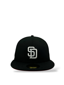 59Fifty San Diego Padres 1998 World Series Black - Red UV  [Red Bottom Collection]