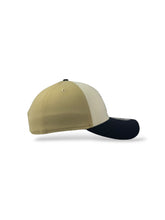 Load image into Gallery viewer, 39Thirty LMB Tecolotes de Los 2 Laredos &quot;2L&quot; 2025 Away Game Cap 3T Chrome/V. Gold/Navy - Black UV
