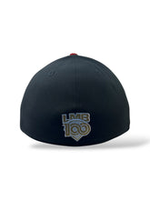 Load image into Gallery viewer, 39Thirty LMB Tecolotes de Los 2 Laredos 2025 ALT Game Cap STMT 2T Navy/Scarlet - Black UV
