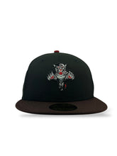 Load image into Gallery viewer, 59Fifty NHL Florida Panthers Hockey Club 25th Anniversary 2-Tone Black/Walnut - Grey UV
