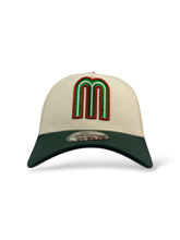 Load image into Gallery viewer, 9Forty A-Frame Snapback Mexico World Baseball Classic Chrome/Dk Green - Grey UV
