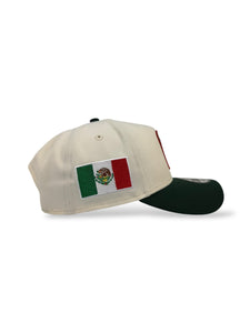 9Forty A-Frame Snapback Mexico World Baseball Classic Chrome/Dk Green - Grey UV