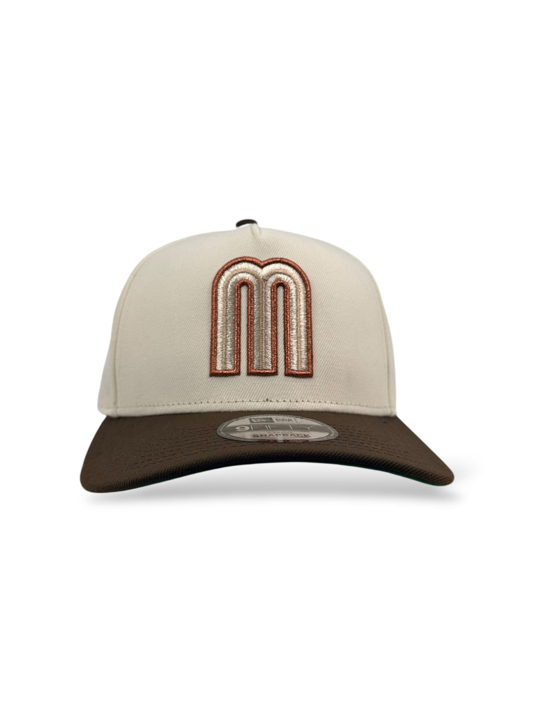 9Fifty A-Frame Snapback Mexico World Baseball Classic Chrome/Walnut - Green UV