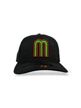 Load image into Gallery viewer, 9Fifty A-Frame Snapback Mexico World Baseball Classic Black Camo - Green UV
