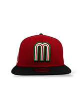 Load image into Gallery viewer, 9Fifty Snapback Mexico World Baseball Classic w/Flag Scarlet/Black - Grey UV
