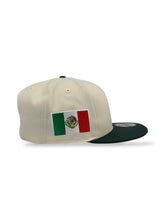 Load image into Gallery viewer, 9Fifty Snapback Mexico World Baseball Classic w/Flag Chrome/Dk Green - Red UV
