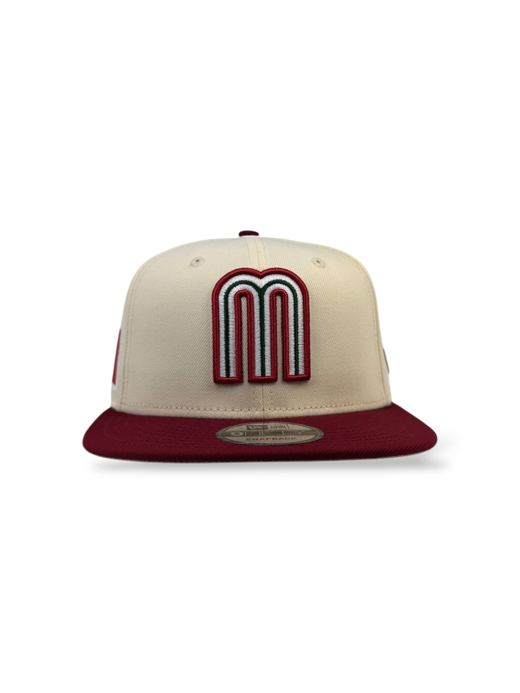 9Fifty Snapback Mexico World Baseball Classic w/Flag Chrome/Maroon - Grey UV