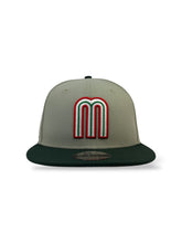 Load image into Gallery viewer, 9Fifty Snapback Mexico World Baseball Classic w/Flag Everest Green/Dk Green - Grey UV
