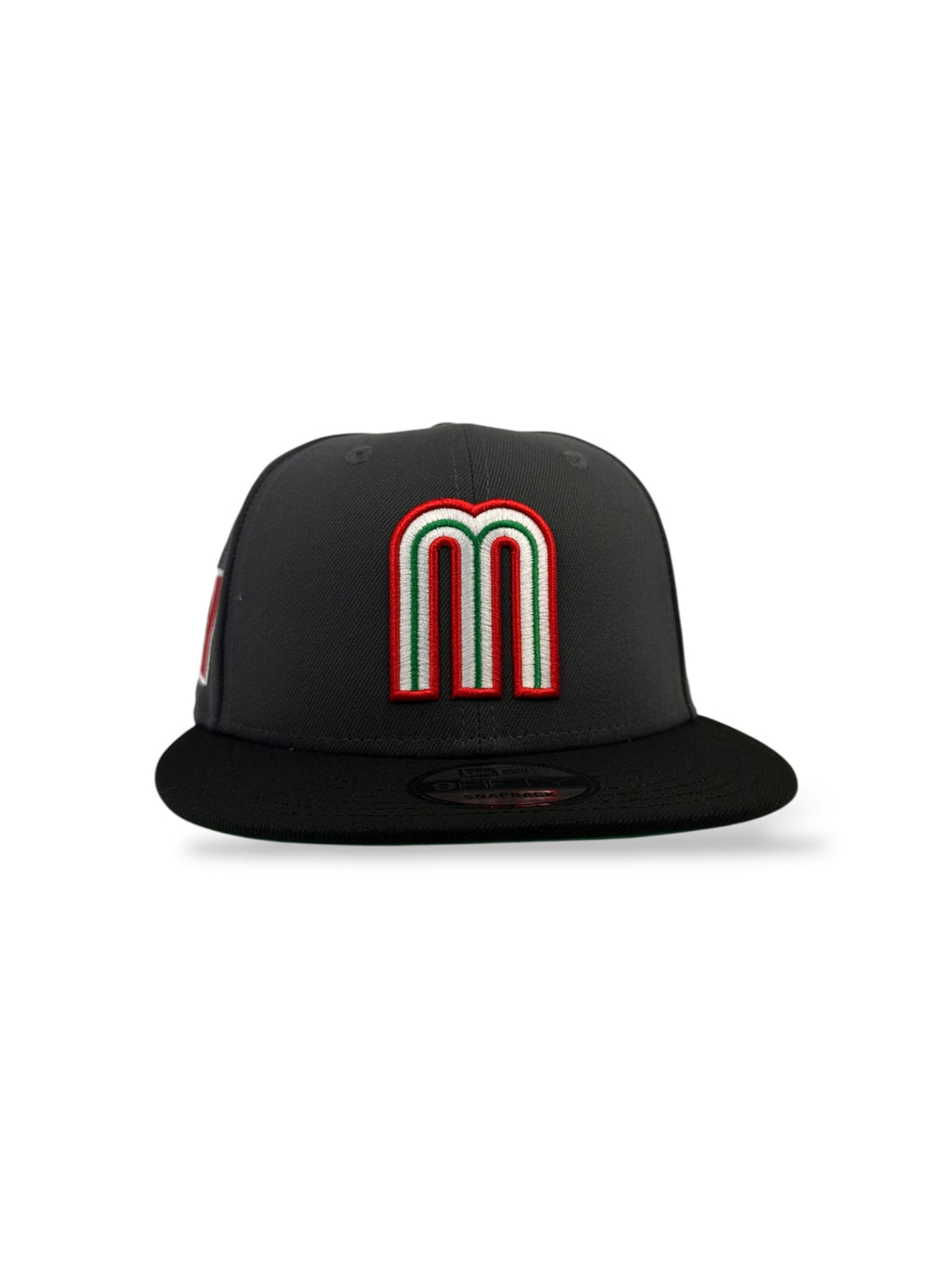 9Fifty Snapback Mexico World Baseball Classic w/Flag Graphite/Black - Green UV