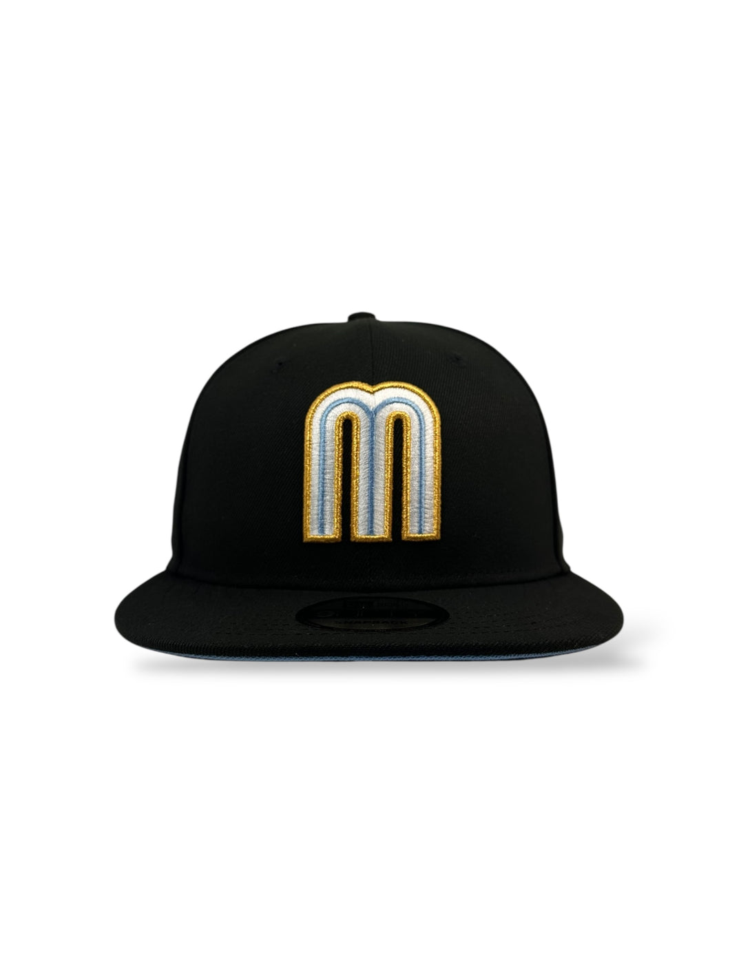 9Fifty Snapback Mexico World Baseball Classic w/Flag Black - Sky Blue UV