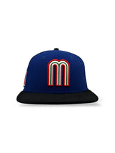 Load image into Gallery viewer, 9Fifty Snapback Mexico World Baseball Classic w/Flag Royal/Black Corduroy - Grey UV
